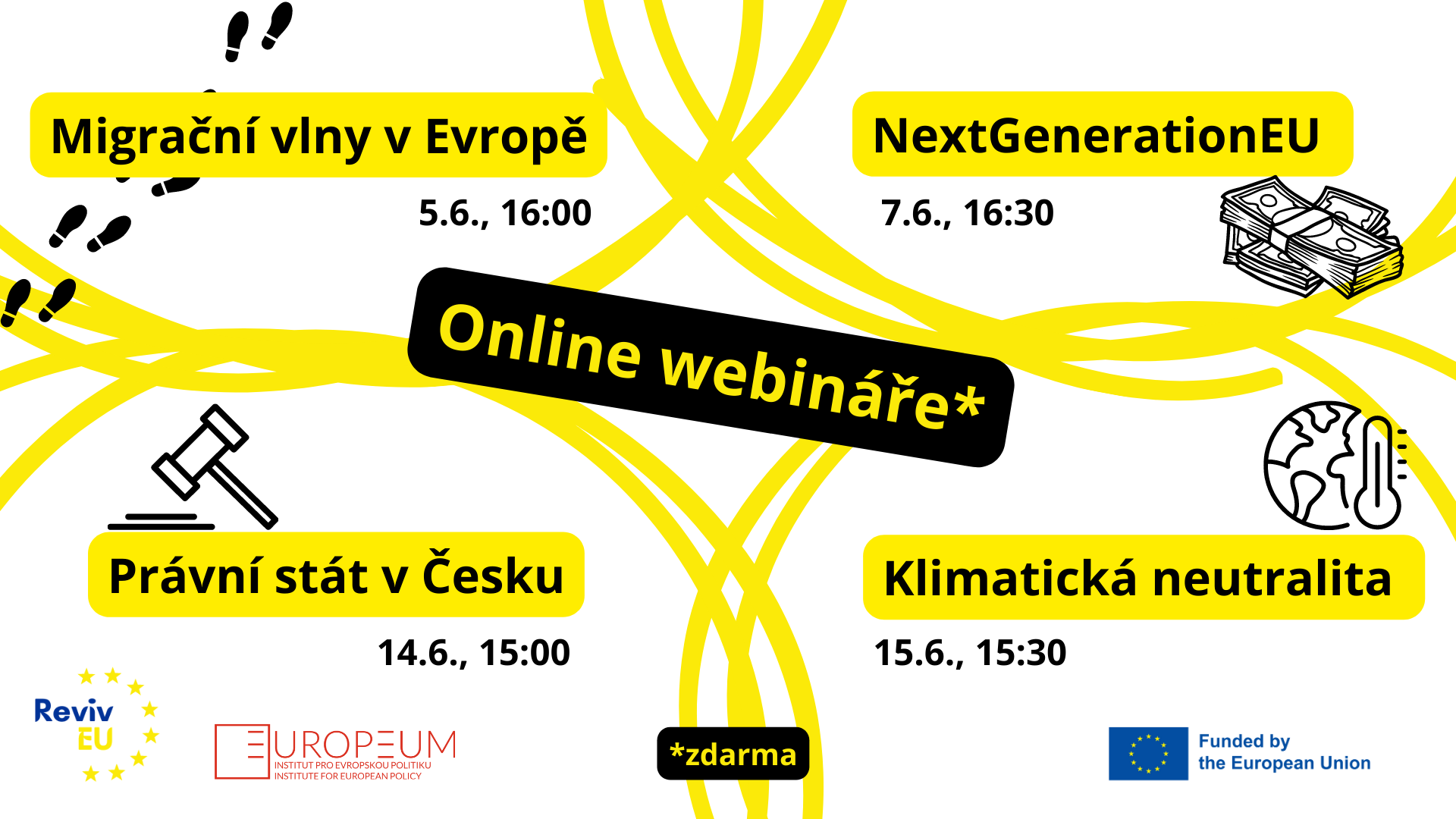 Czech Webinars presenting findings of Policy and Discourse Analyses